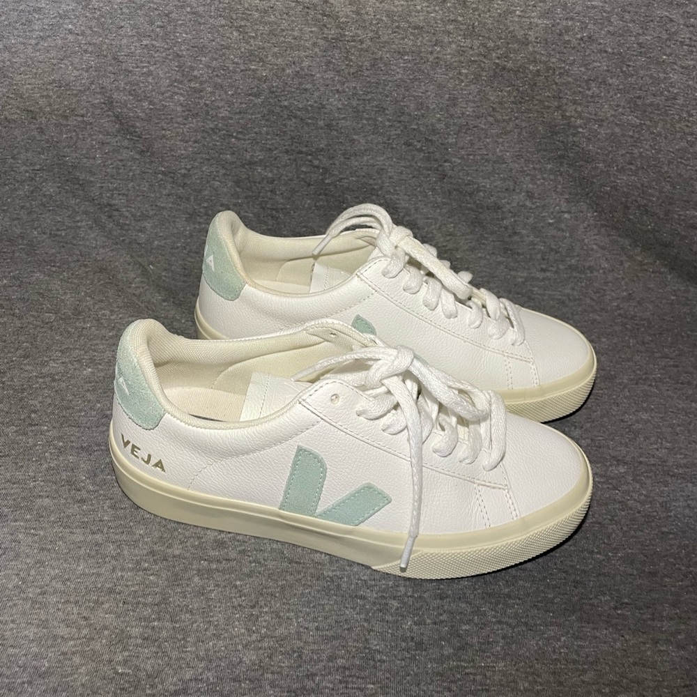 Veja Campo Chromefree Leather White Matcha - Picture 6 of 14